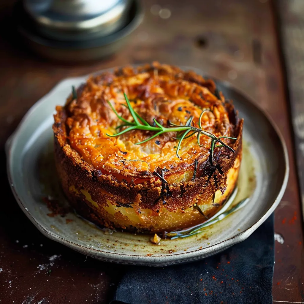 Tarte rustique aux pommes de terre façon quiche