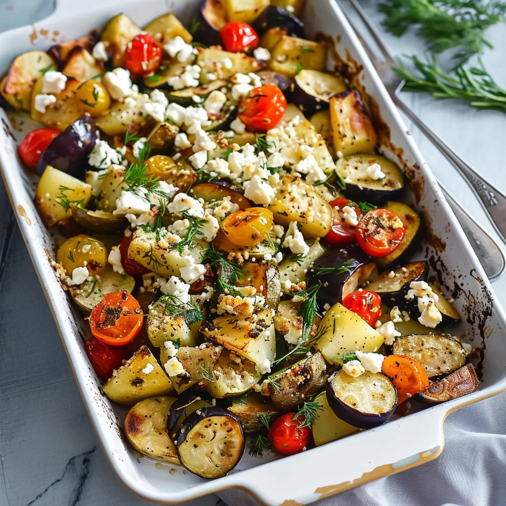 Légumes rôtis à la féta