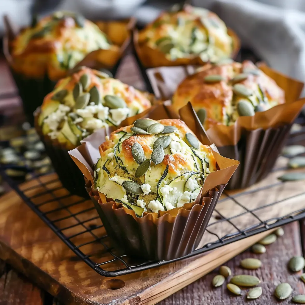Muffins salés courgettes et chèvre