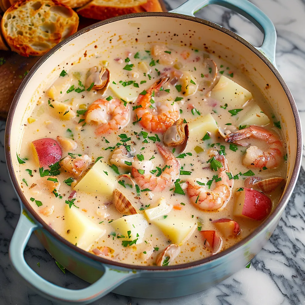 Chaudrée de Fruits de Mer à la Bretonne