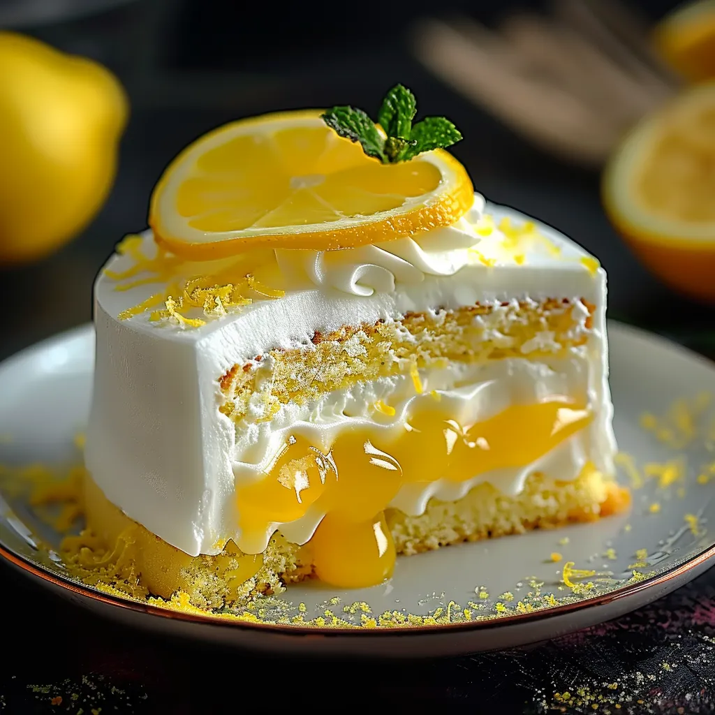 Entremet Mousse au Citron de Menton