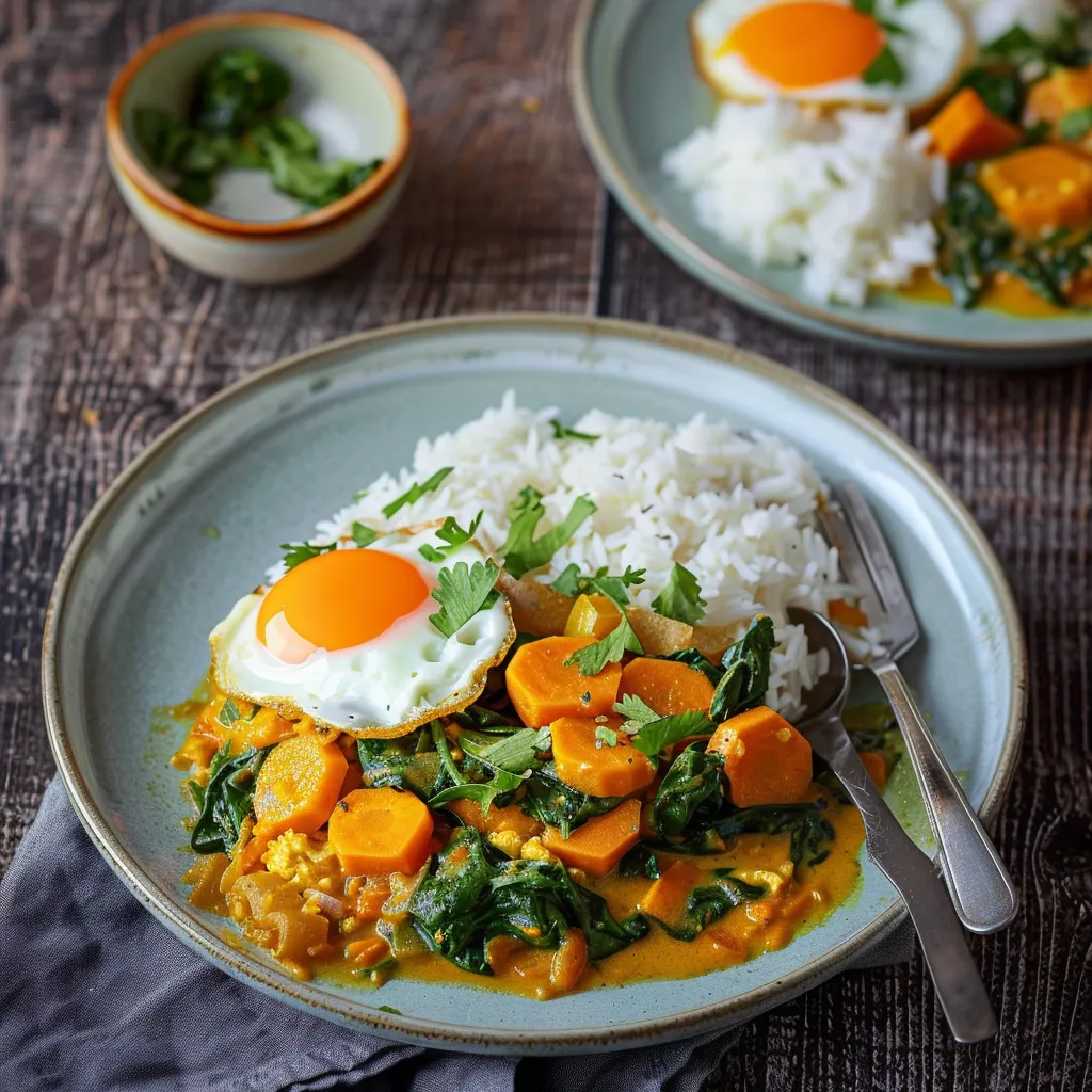Curry végétarien aux légumes d'automne