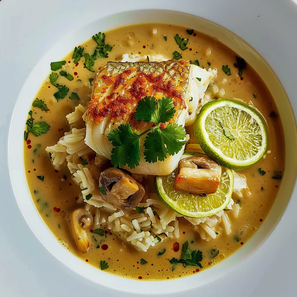 Cabillaud au bouillon thaï | Recette authentique