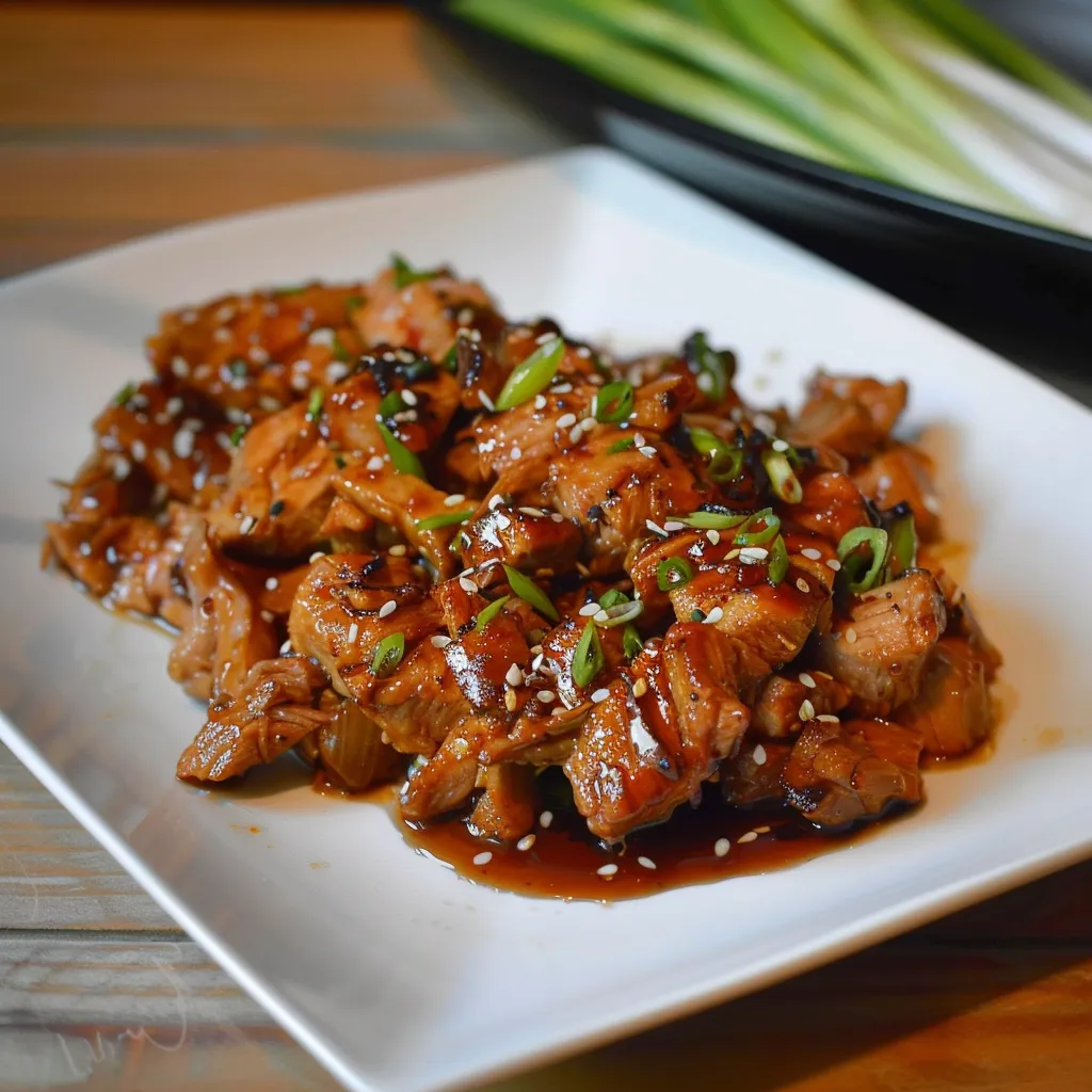 Porc teriyaki mijoté | Une recette française raffinée