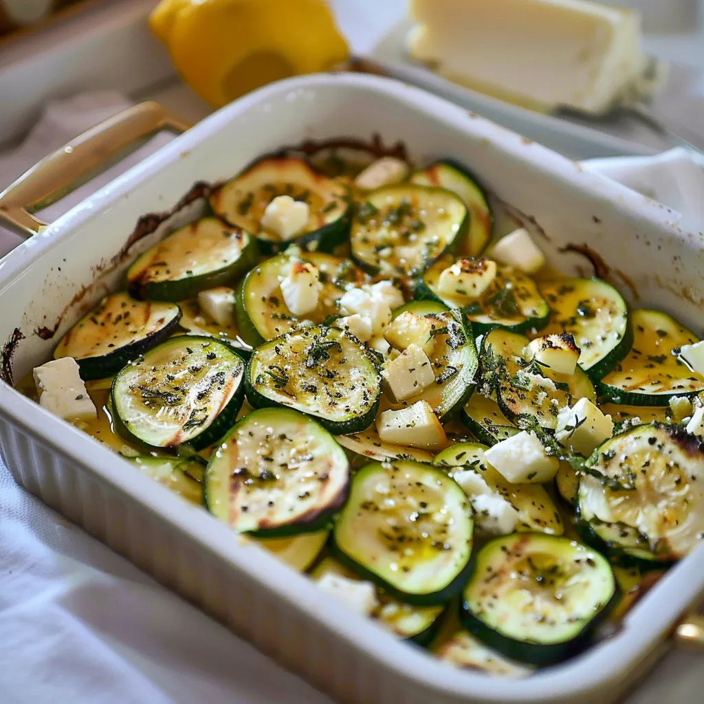 Gratin de courgettes à la feta | Recette provençale
