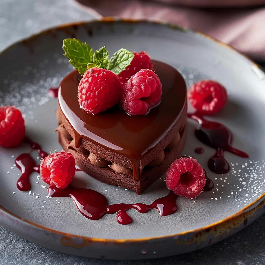 Entremet Chocolat-Framboise - Création Pâtissière