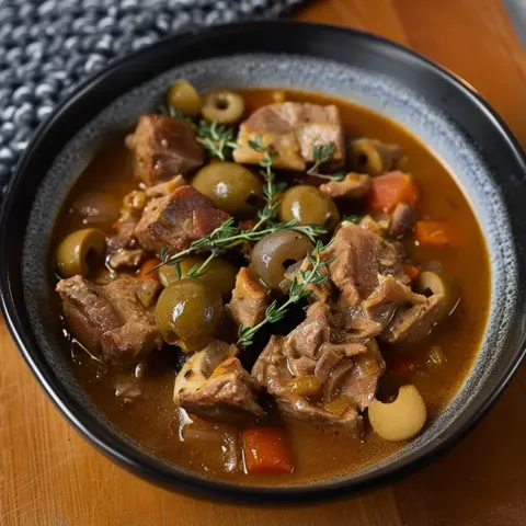 Sauté de veau aux olives de Provence