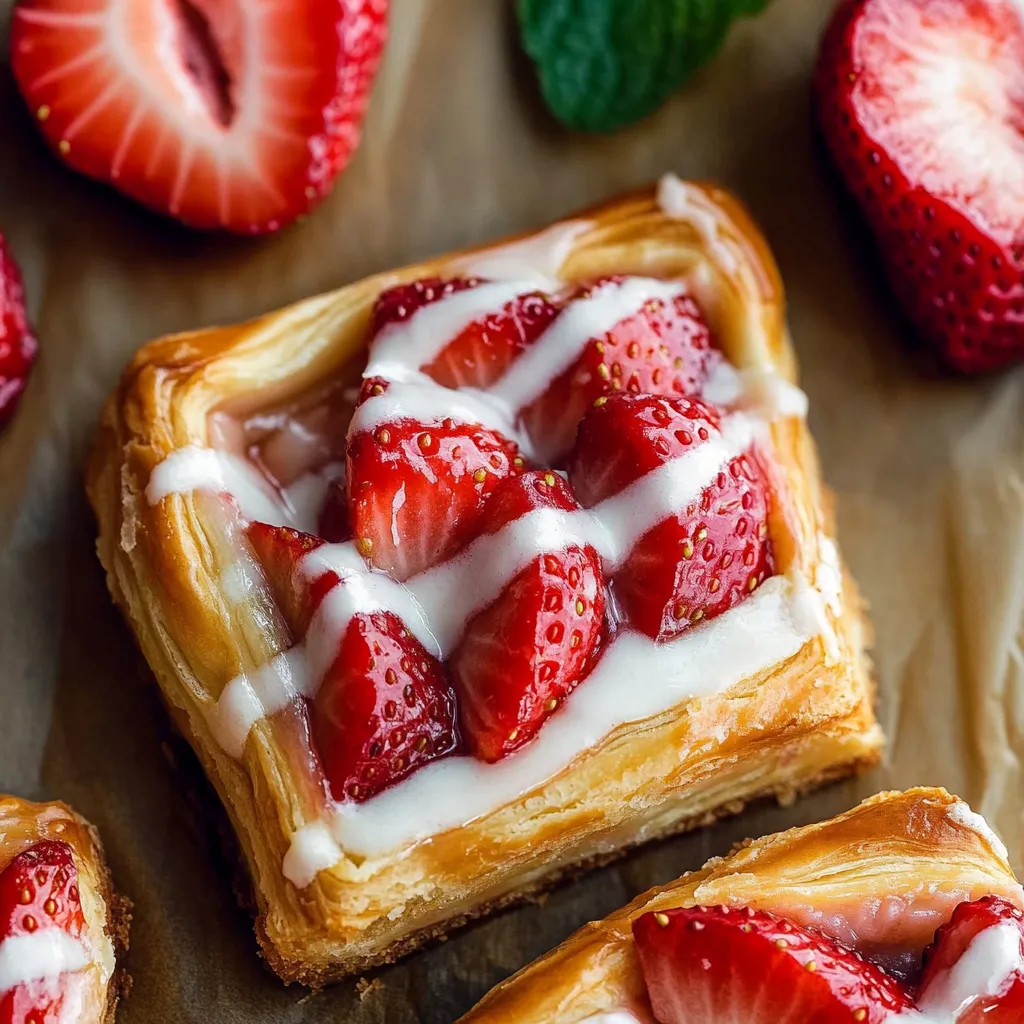 Danish aux Fraises Parfait
