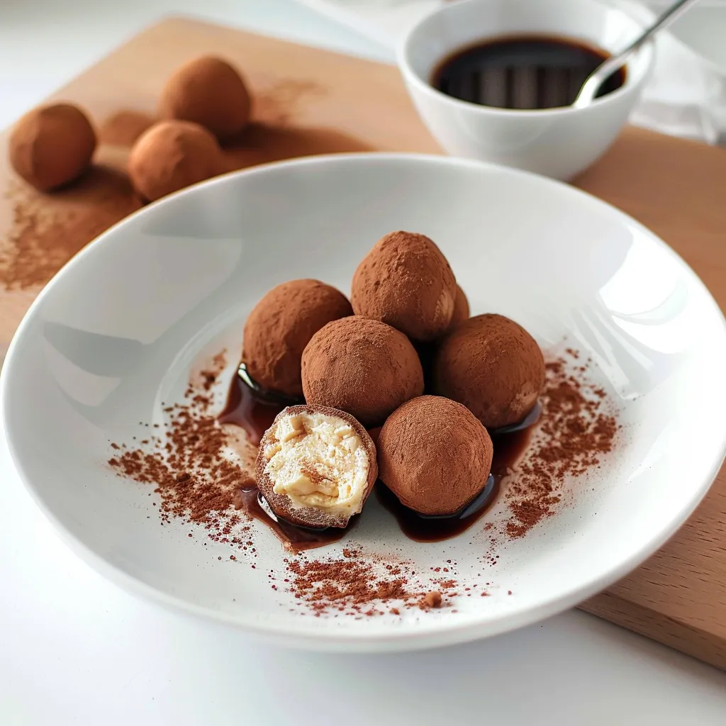 Truffes au Tiramisu - Dessert Italien Sans Cuisson