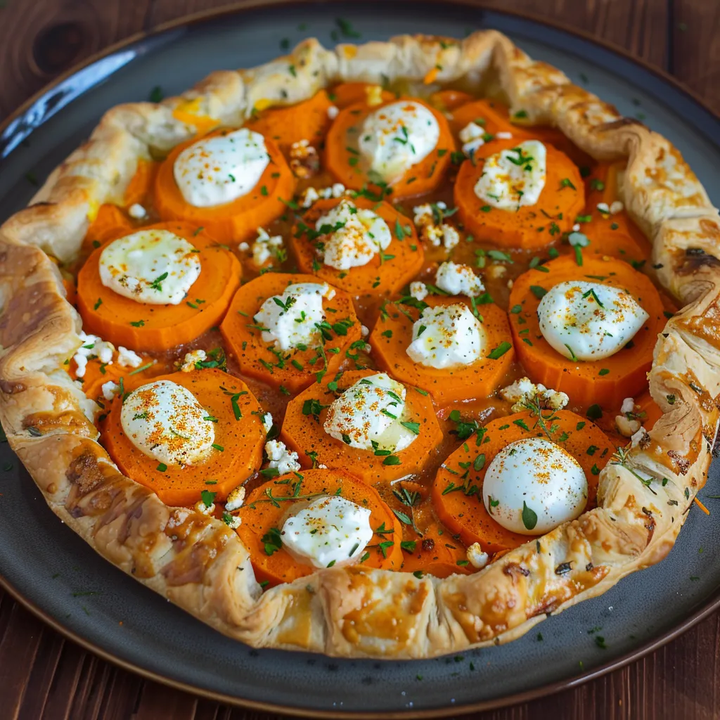 Tarte aux Carottes et Saint-Maure - Recette Maison
