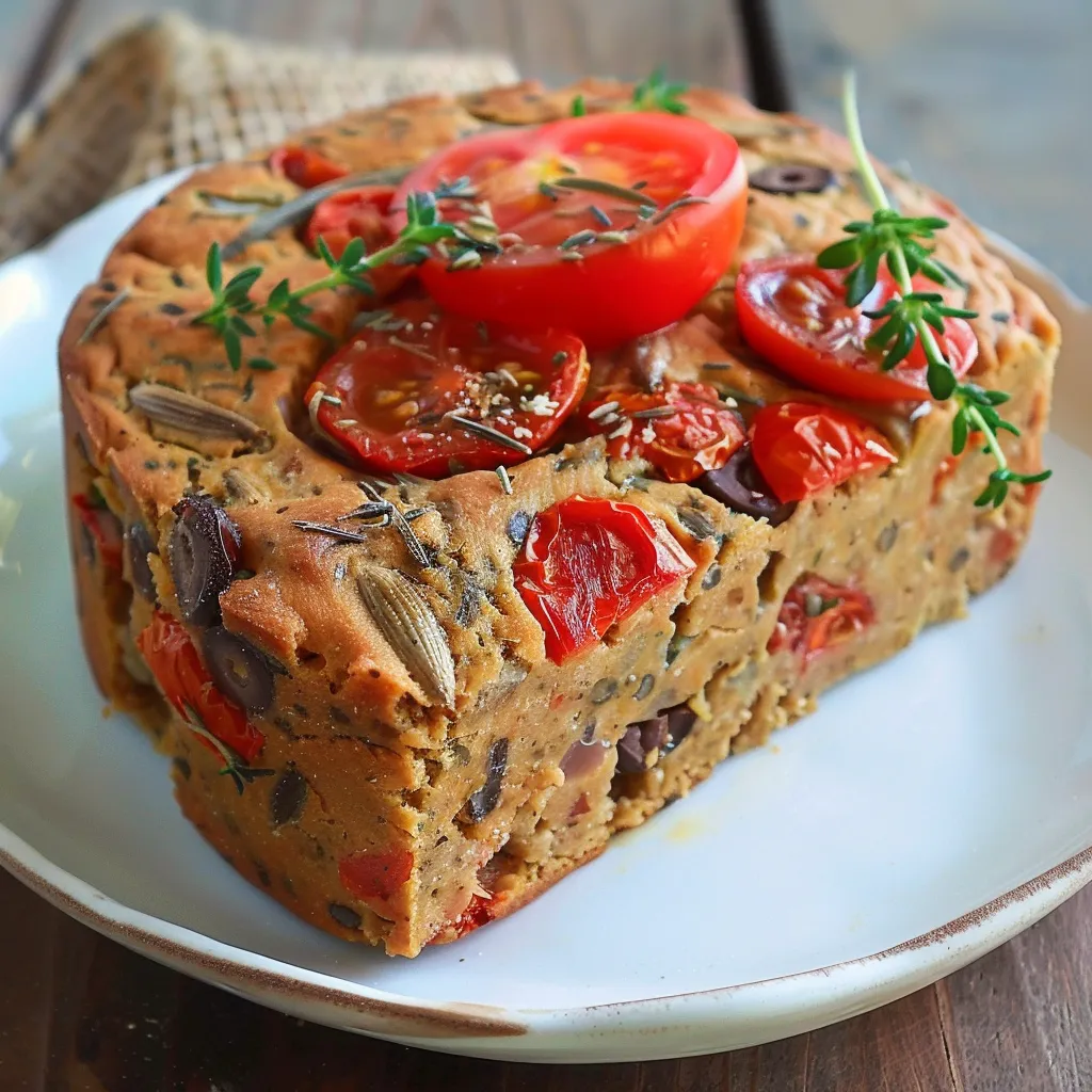 Cake au Sarrasin Méditerranéen