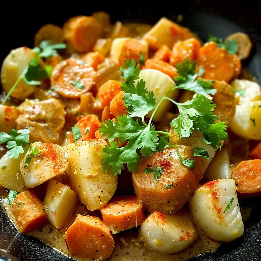 Curry de Légumes Racines - Recette Végétarienne