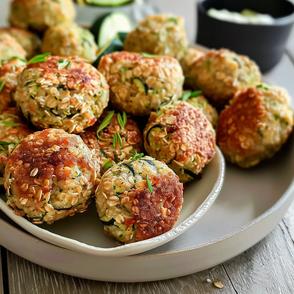 Boulettes de Courgettes aux Flocons d'Avoine