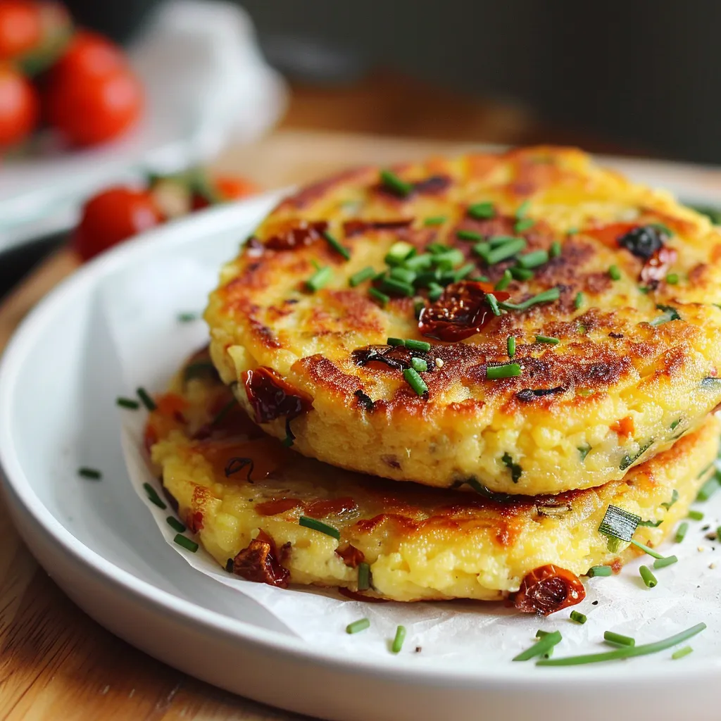Croquettes de Polenta aux Tomates Confites