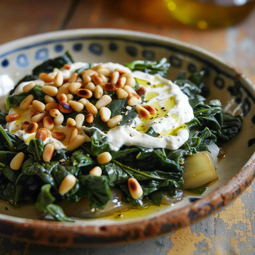 Blettes au Tahini façon Ottolenghi