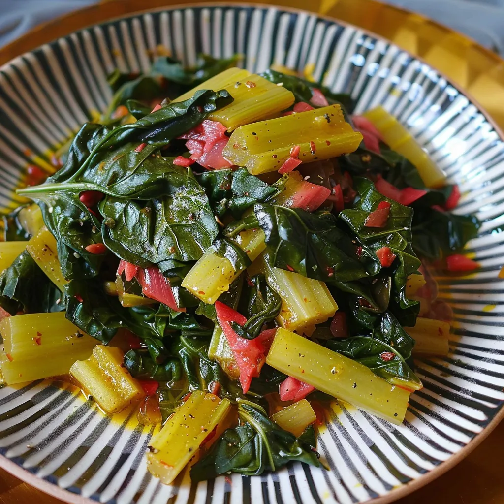 Blettes à l'Indienne - Recette végétarienne authentique