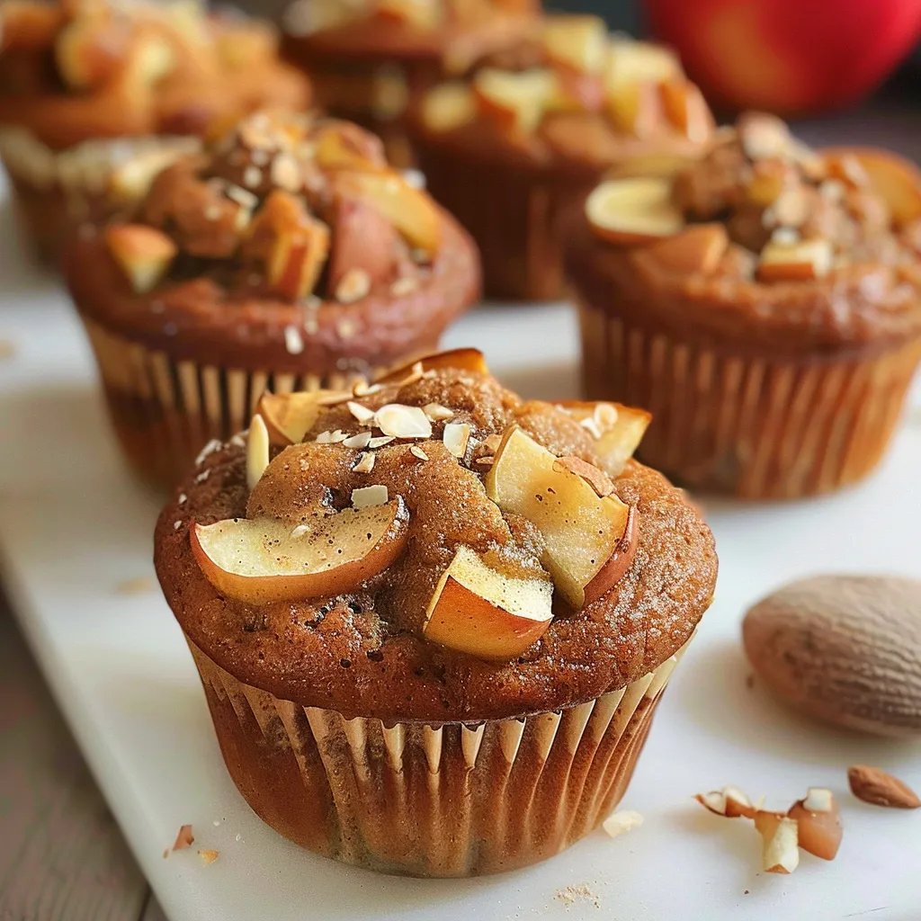 Muffins aux Pommes et Amandes