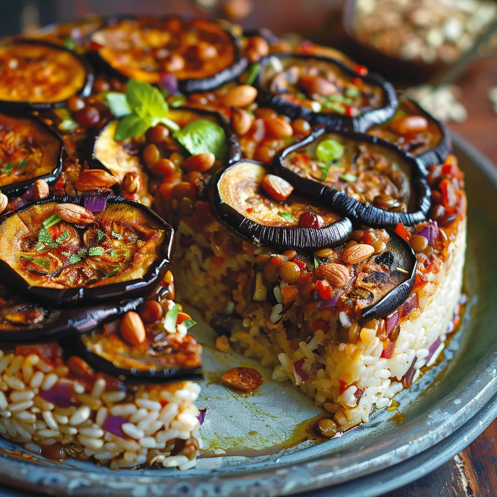 Délicieuses aubergines à la libanaise