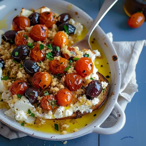 Féta Crémeuse et Tomates au Miel