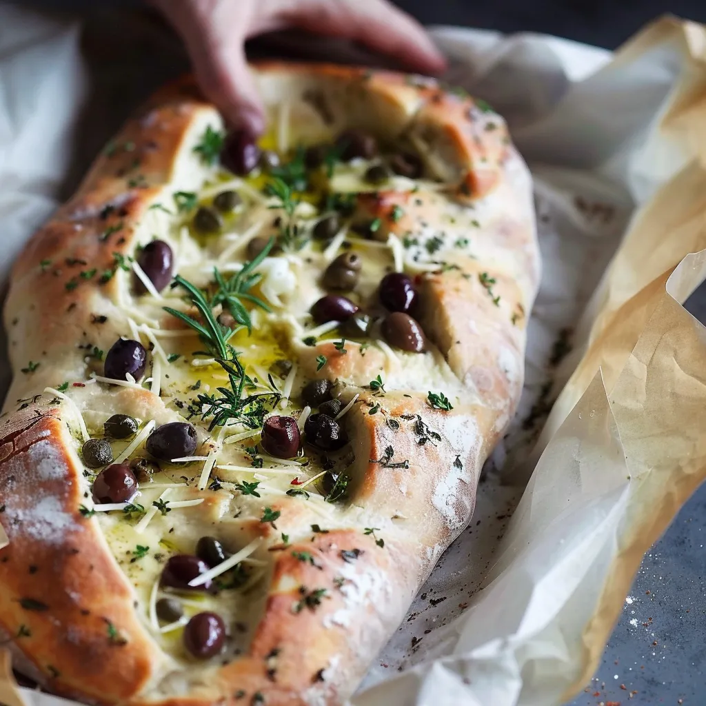 Pain aux Olives et Fromage : Une Recette Méditerranéenne