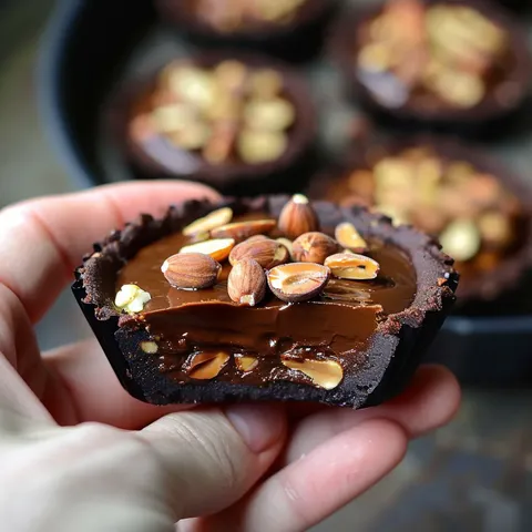 Tartelettes au chocolat et noix