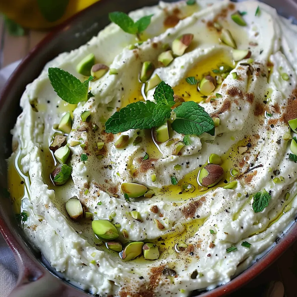 Crème de Feta à la Menthe : Un Apéritif Méditerranéen