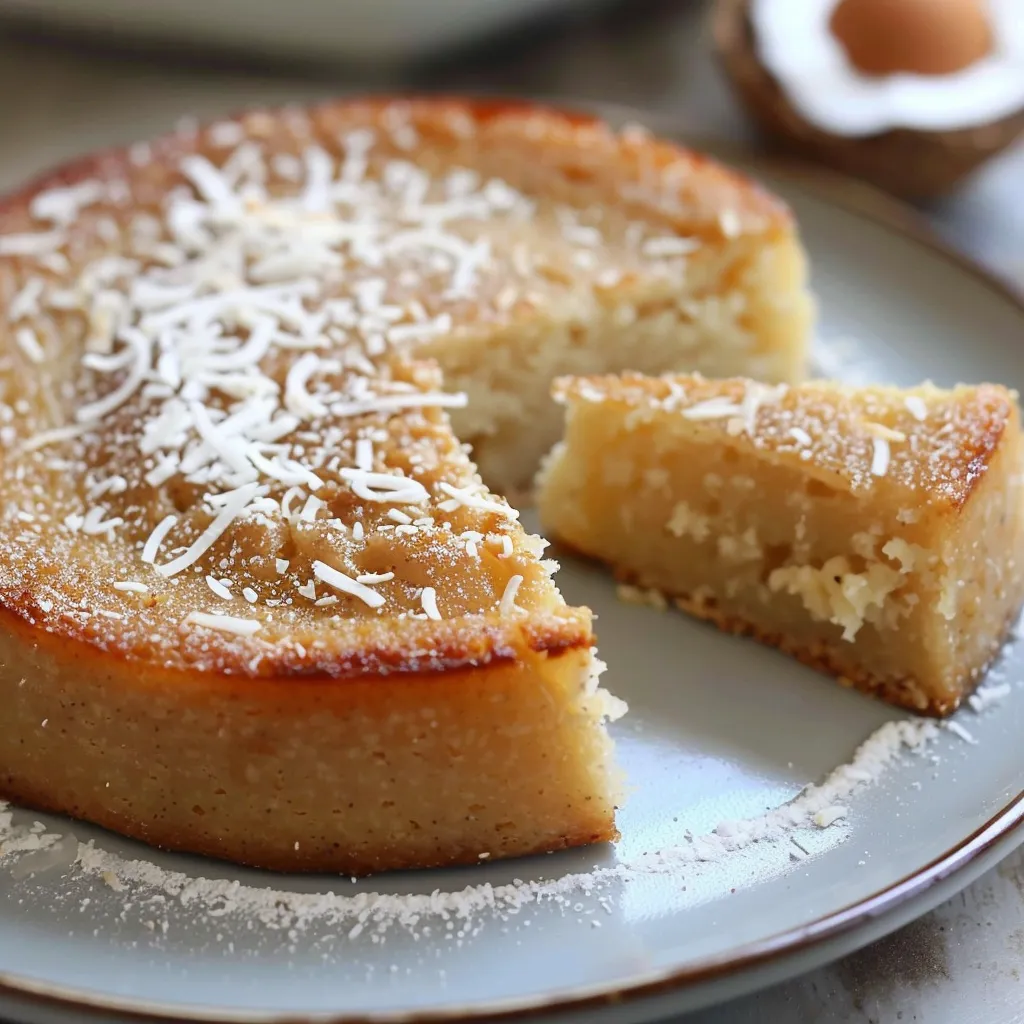 Recette facile du fondant coco-banane maison