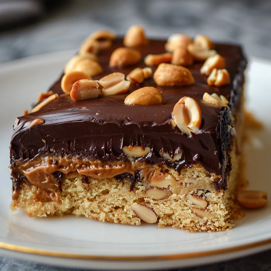 Cake moelleux chocolat et cacahuète