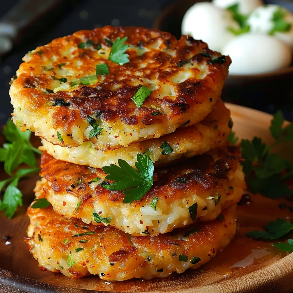 Galettes croustillantes de riz et fromages