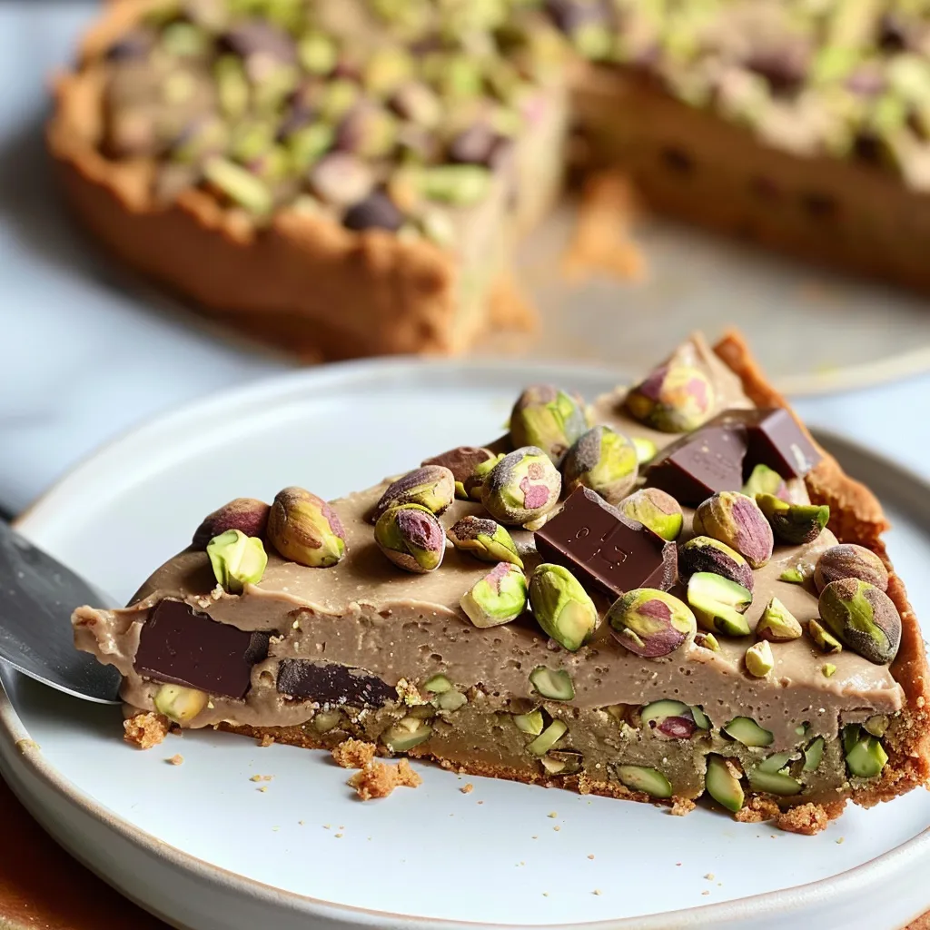 Cookie Pizza Pistache Chocolat - Recette originale et délicieuse