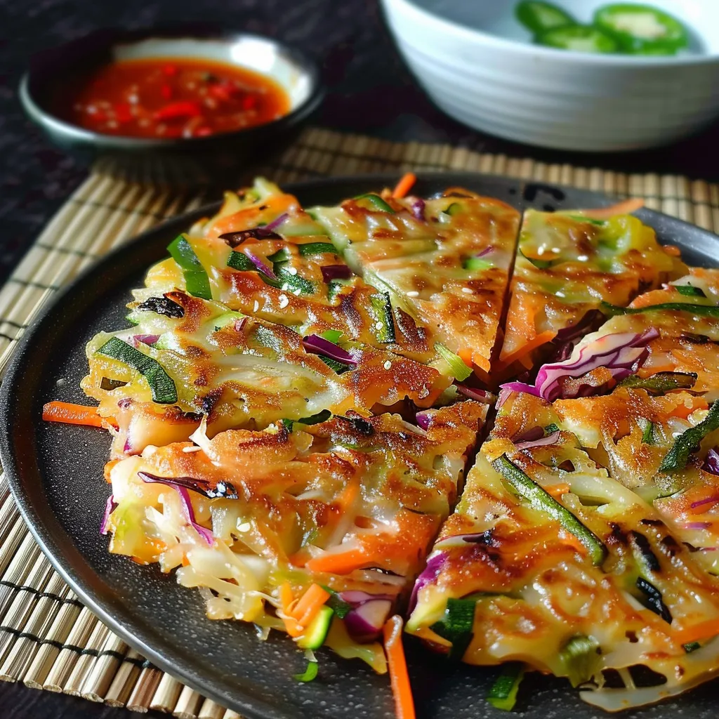 Délicieuses crêpes coréennes | Yachaejeon