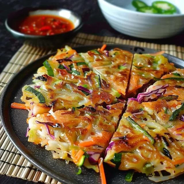 Délicieuses crêpes coréennes | Yachaejeon
