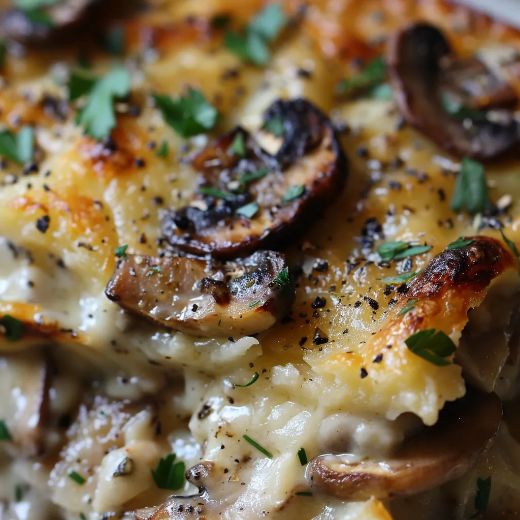 Gratin aux Champignons : Recette Légère et Rapide