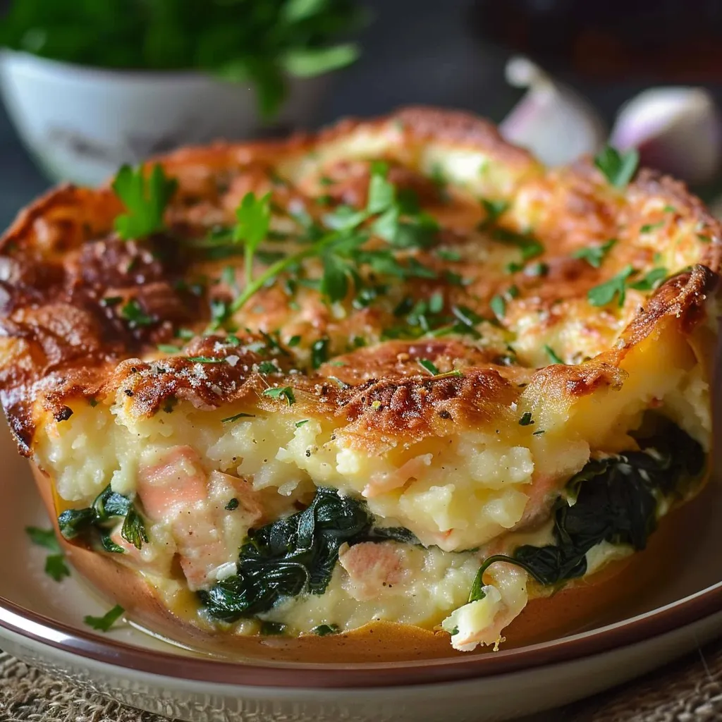 Parmentier de Saumon et Épinards : Recette Créative