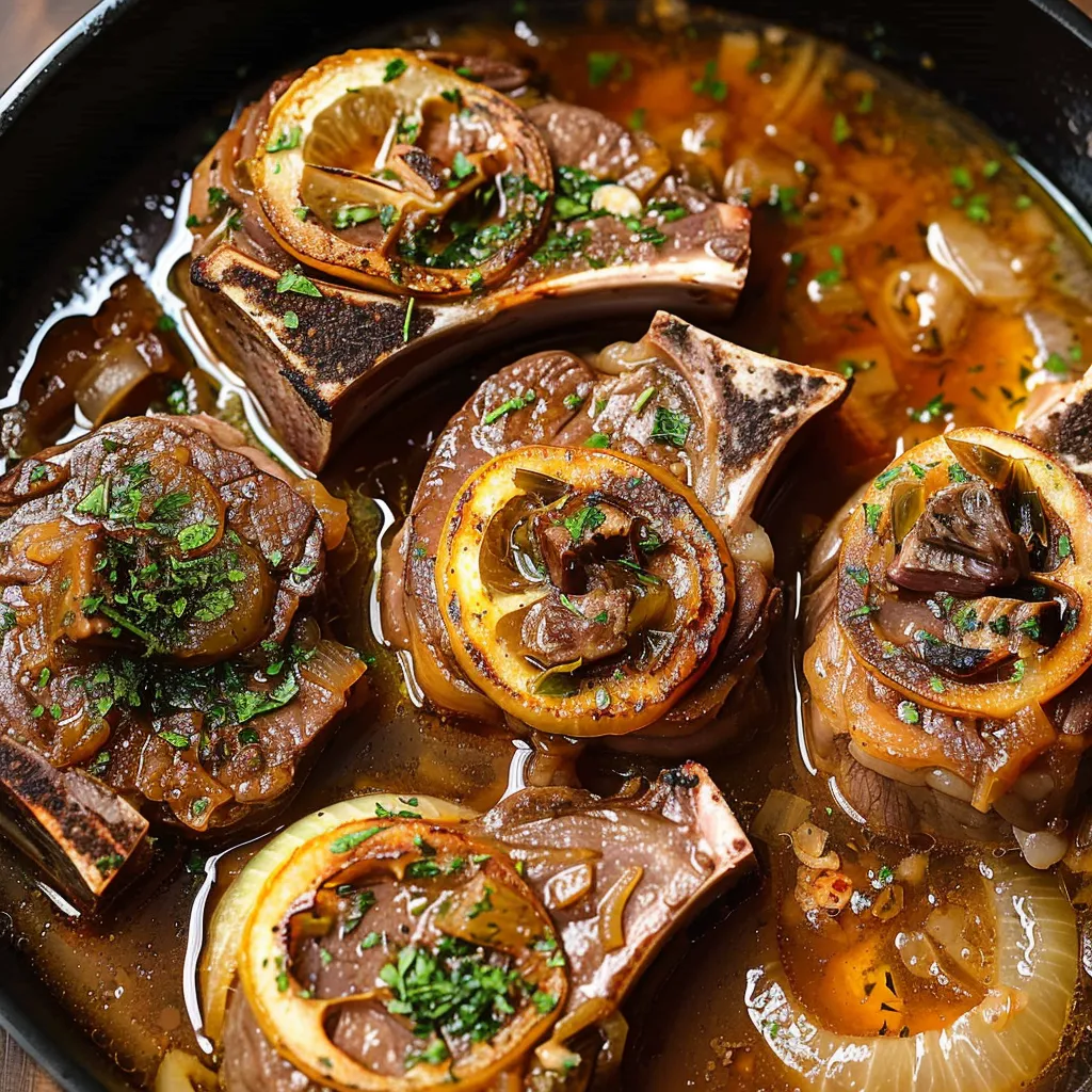 Osso buco riche en saveurs italiennes
