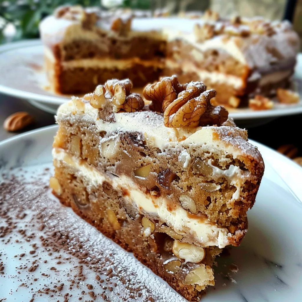 Douceur italienne aux noix et au café