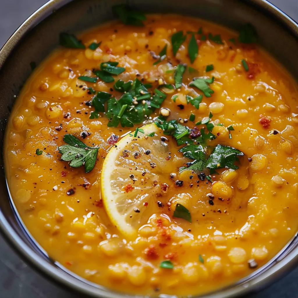 Facile et rapide : Soupe citronnée aux lentilles