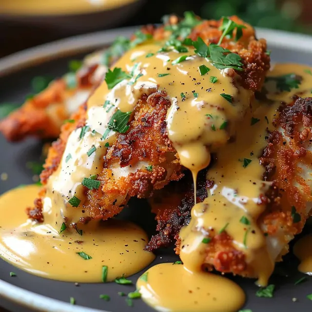 Poulet Bretzels au Cheddar Onctueux
