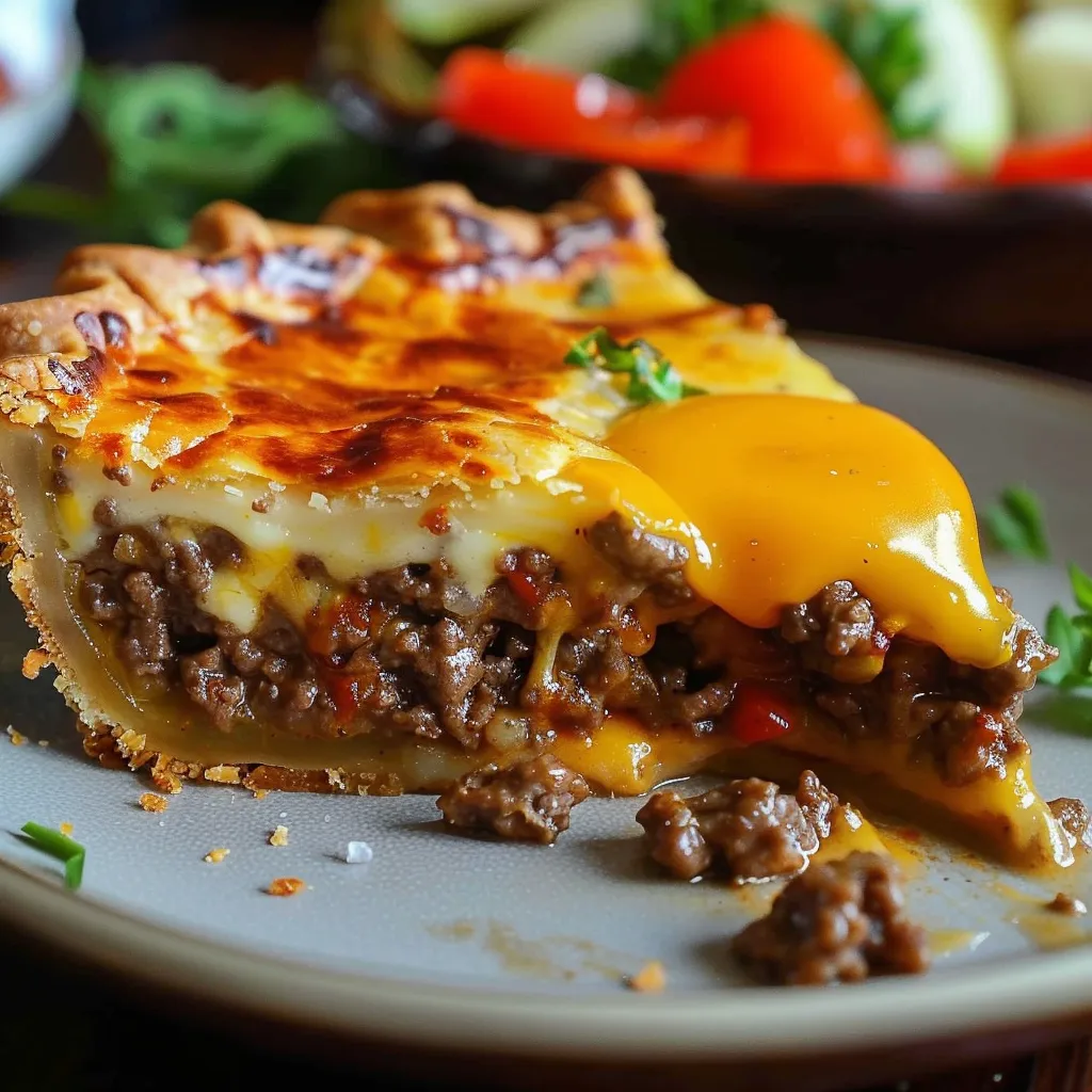 Recette de Tarte Cheeseburger Facile