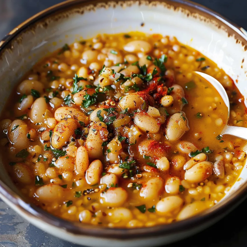 Recette facile de haricots braisés au couscous