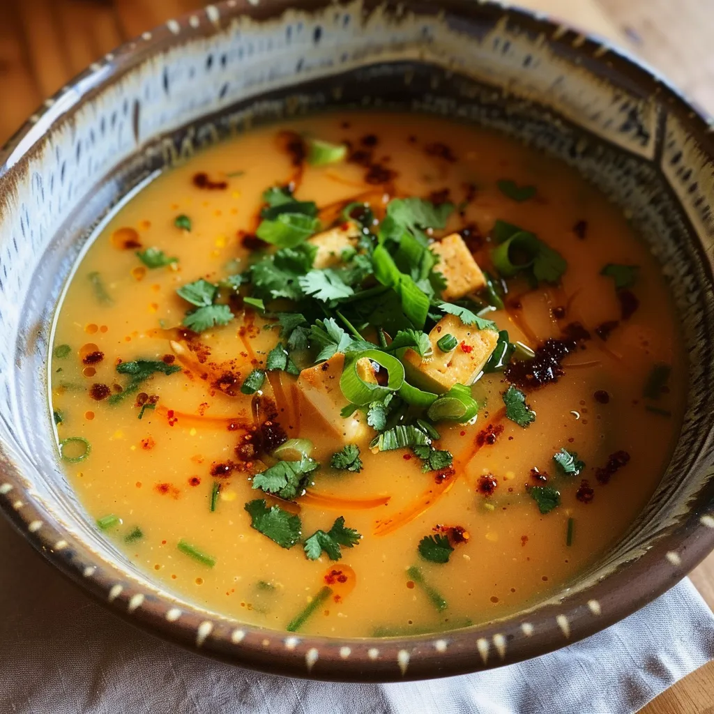 Carottes et Miso Veloutées