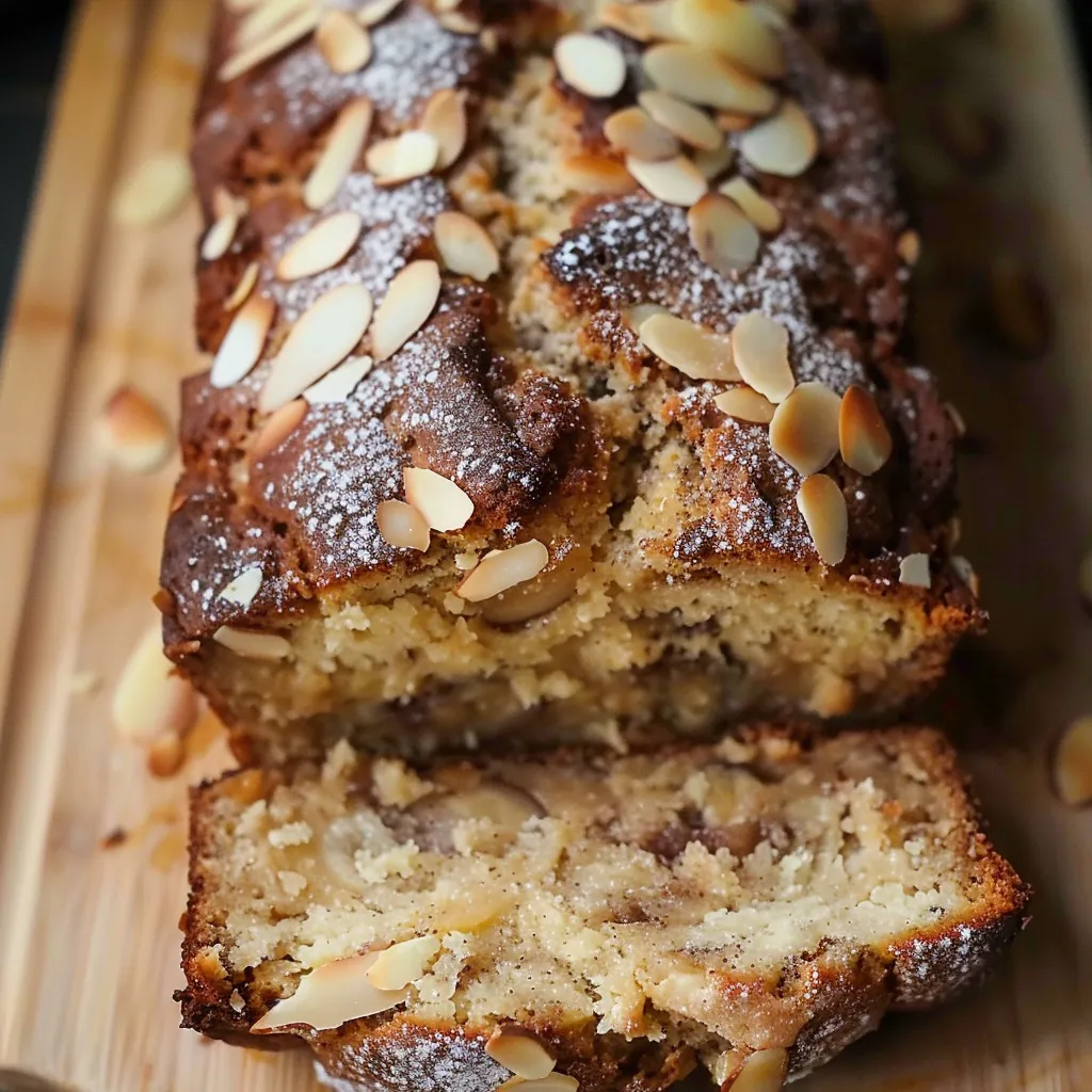 Délicieux Croissant Banane et Amandes