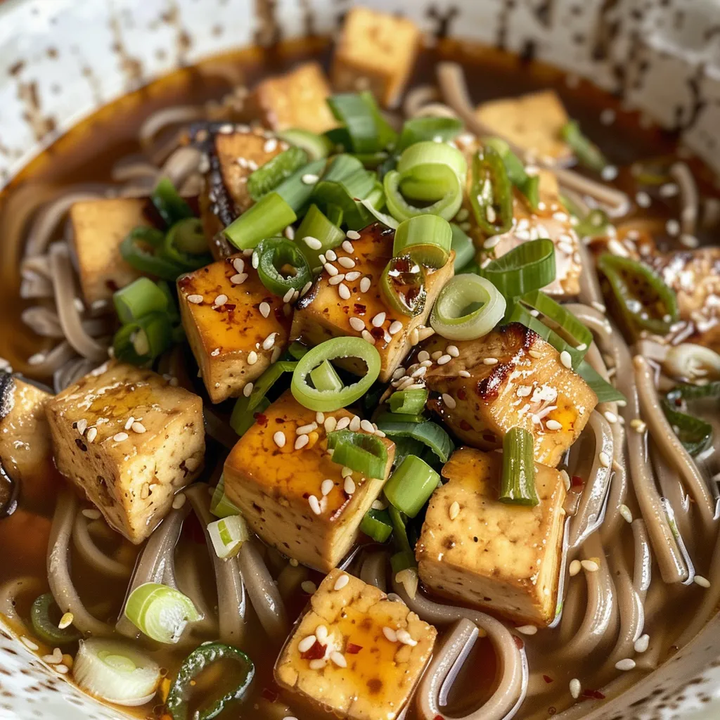 Délicieuse Nouilles Soba Miso