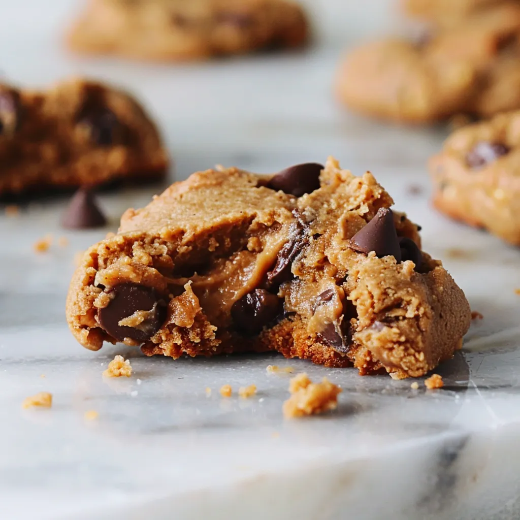 Cookies moelleux pois chiches et chocolat