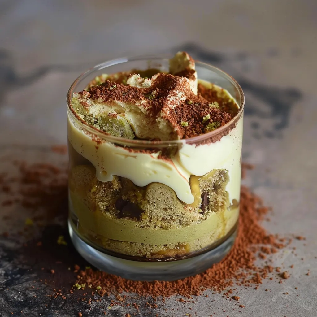 Tiramisu à la Pistache - Recette Légère et Gourmande