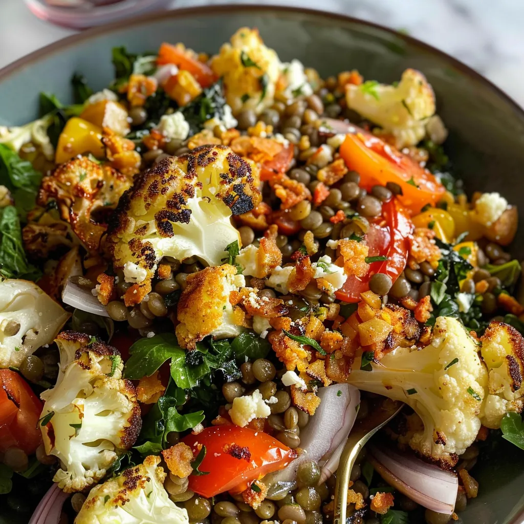 Délicieuse Salade de Lentilles