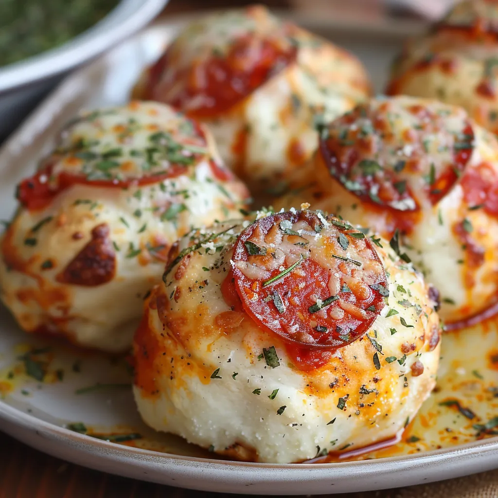 Bombes de Pizza Gourmandes