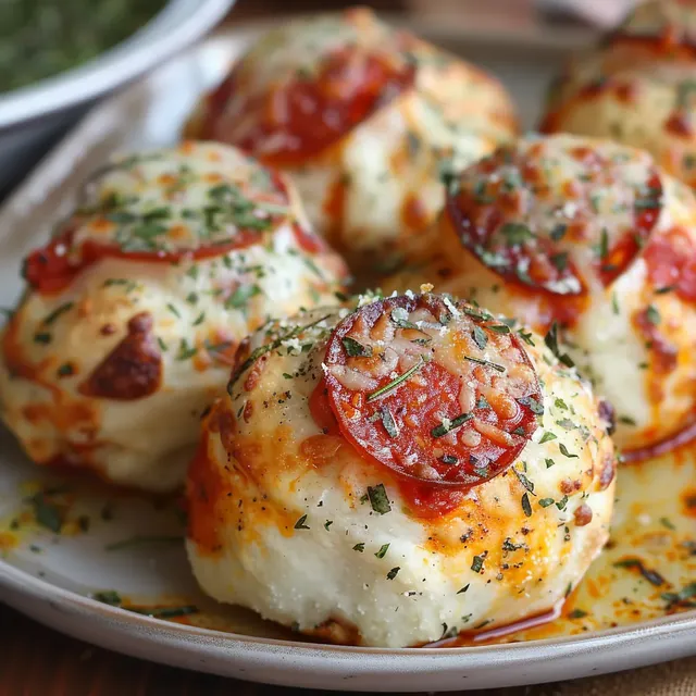 Bombes de Pizza Gourmandes