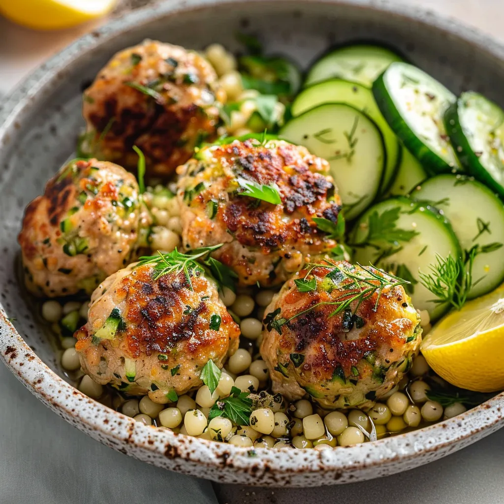 Boulettes de Poulet à la Grecque : Voyage Culinaire en Méditerranée