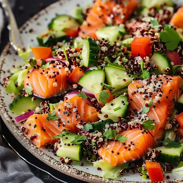 Délicieux Quinoa au Saumon